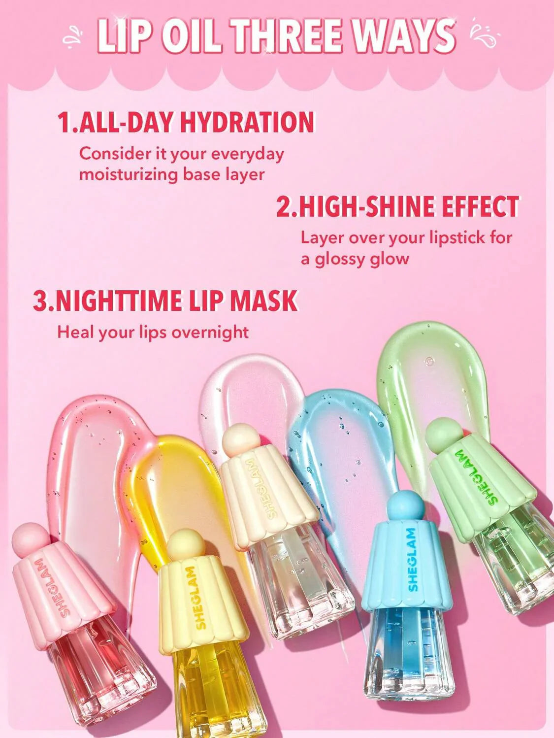 Sheglam (Jelly Wow Hydrating Lip Oil)