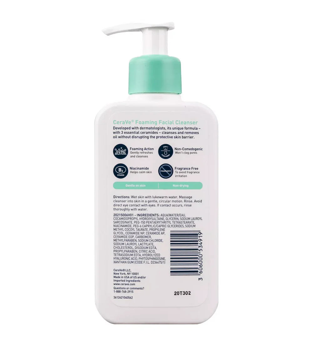CeraVe Foaming Facial Cleanser