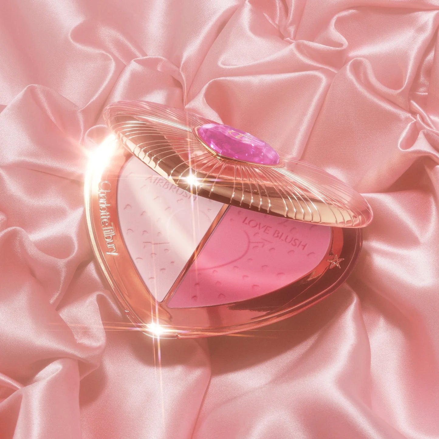 Charlotte Tilbury Pillow Talk Beauty Soulmates Face Palette – Blush, Highlighter & Bronzer
