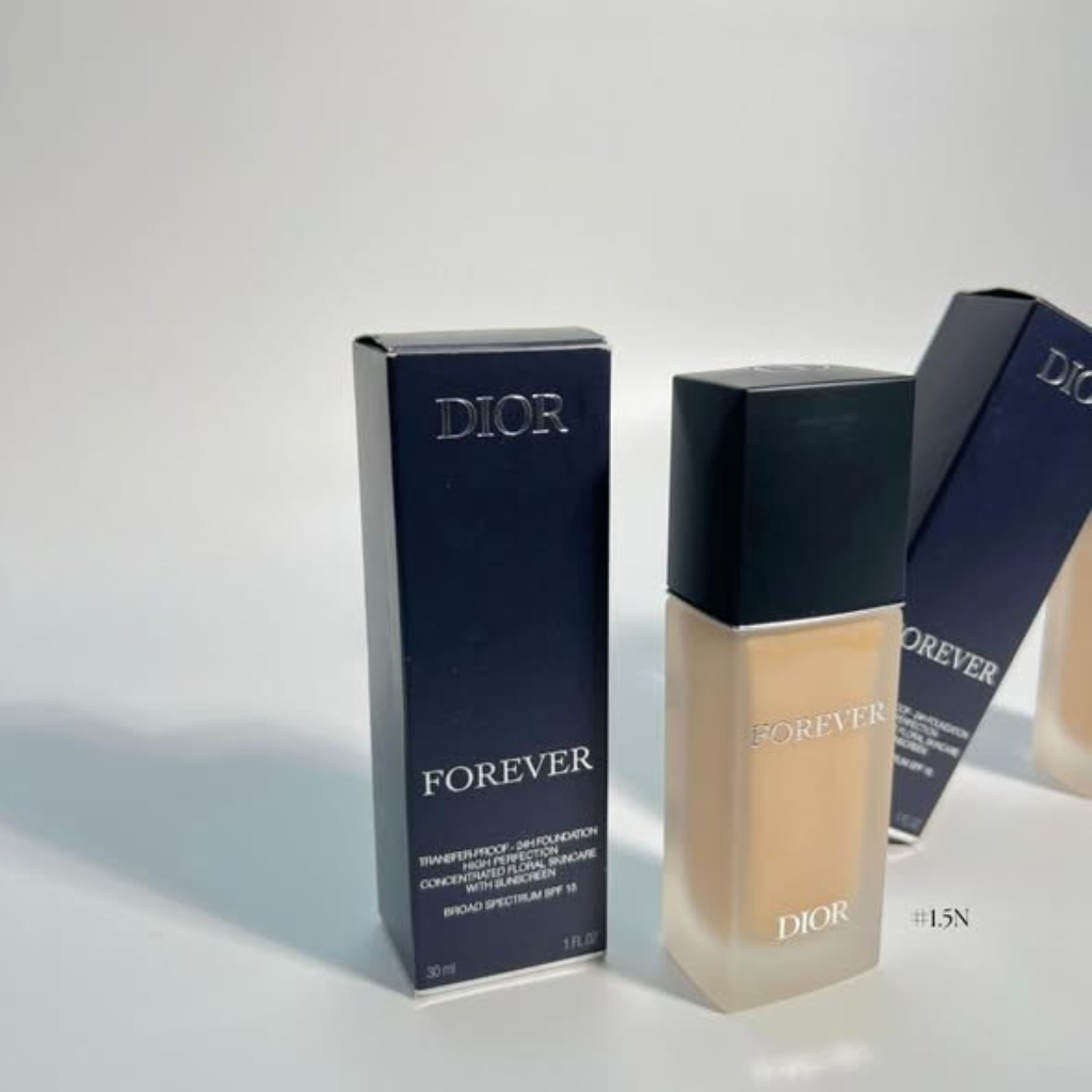 Dior Forever Transfer-Proof 24H Foundation High Perfection – Concentrated Floral Skincare with Sunscreen Broad Spectrum SPF 15