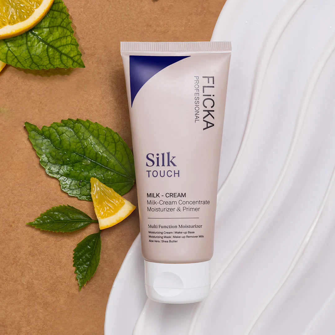 FLiCKA Silk Touch 3-in-1 Moisturizer & Primer 60g – Hydrating, Lightweight, Long-Lasting Makeup Base for All Skin Types