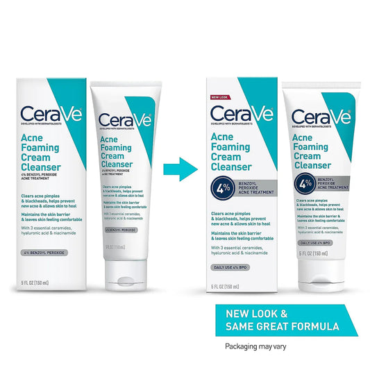 CeraVe Acne Foaming Cream Cleanser 4%