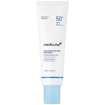 Medicube Zero Pore Moisture Sun Serum SPF50+ PA++++ 50ml | Hydrating Sunscreen for Daily UV Protection