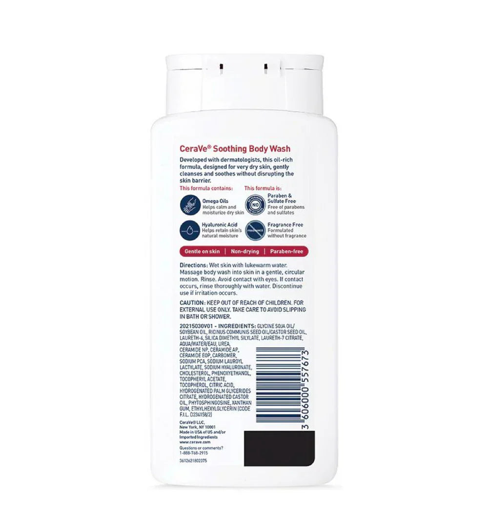 CeraVe Soothing Body Wash|For Dry Skin