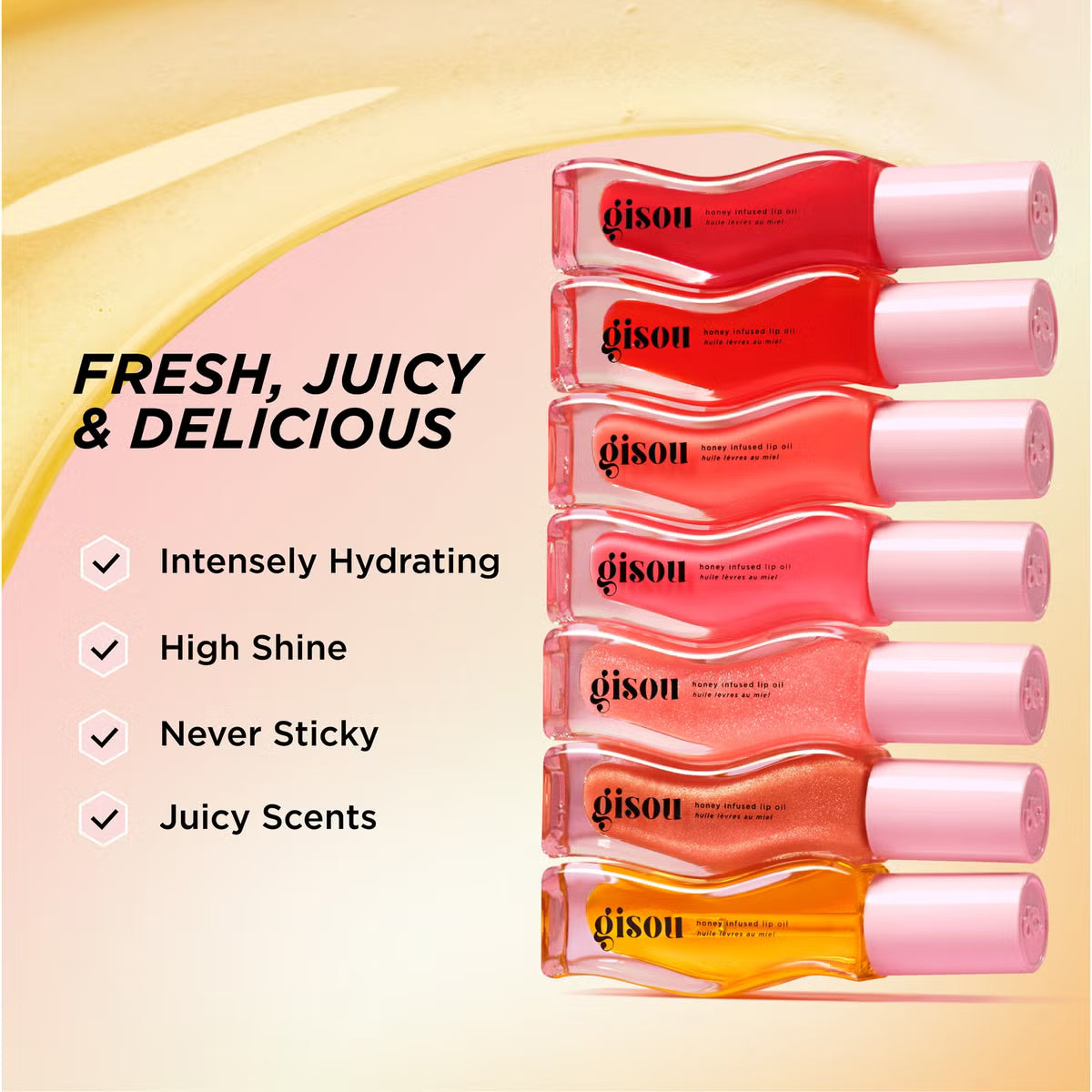 Gisou Honey Infused Hydrating Lip Oil