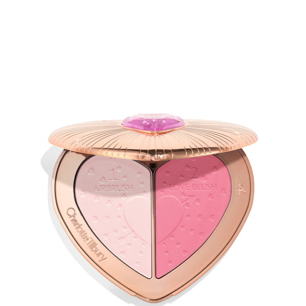 Charlotte Tilbury Pillow Talk Beauty Soulmates Face Palette – Blush, Highlighter & Bronzer