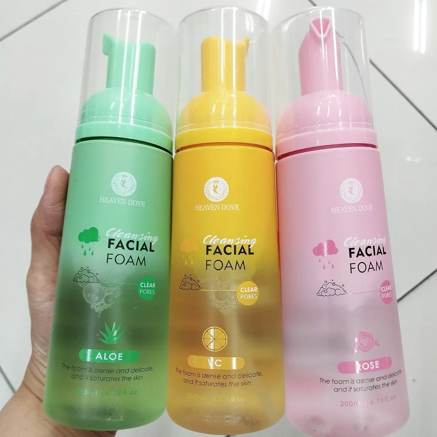 Heaven Dove Facial Foam for Radiant Skin