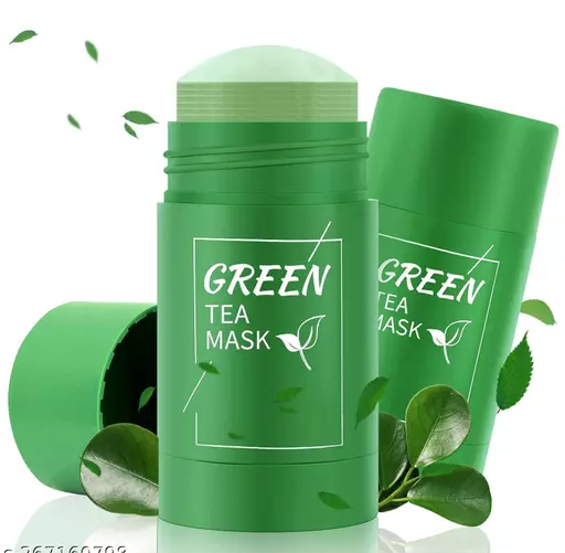 Green Mask Stick Green Tea Oil Clean Solid Facial Mask