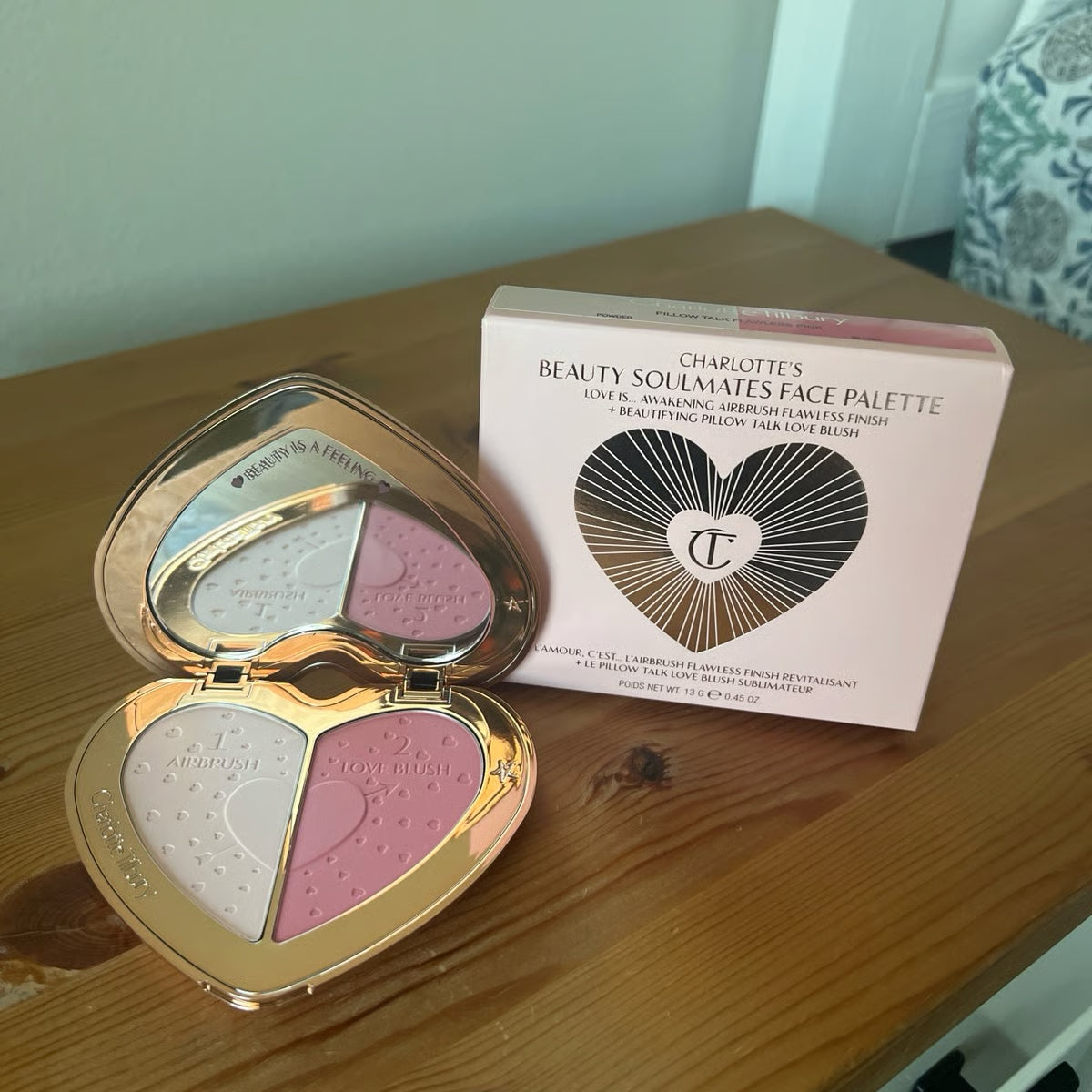 Charlotte Tilbury Pillow Talk Beauty Soulmates Face Palette – Blush, Highlighter & Bronzer