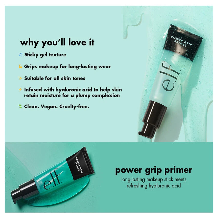 e.l.f Power Grip Primer – Hydrating Gel Makeup Base 24ml